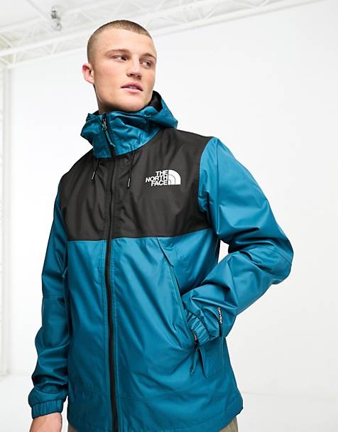 노스페이스 The North Face Mountain Q DryVent waterproof jacket in teal and black,Green