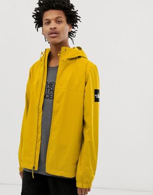 north face mountain q jacket yellow