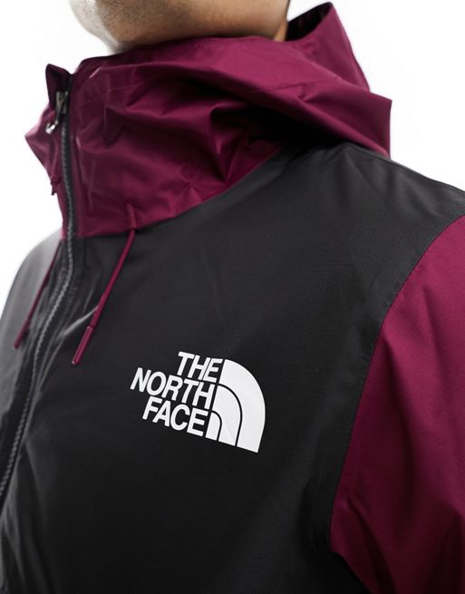 The North Face Mountain Quest waterproof hooded jacket in purple 