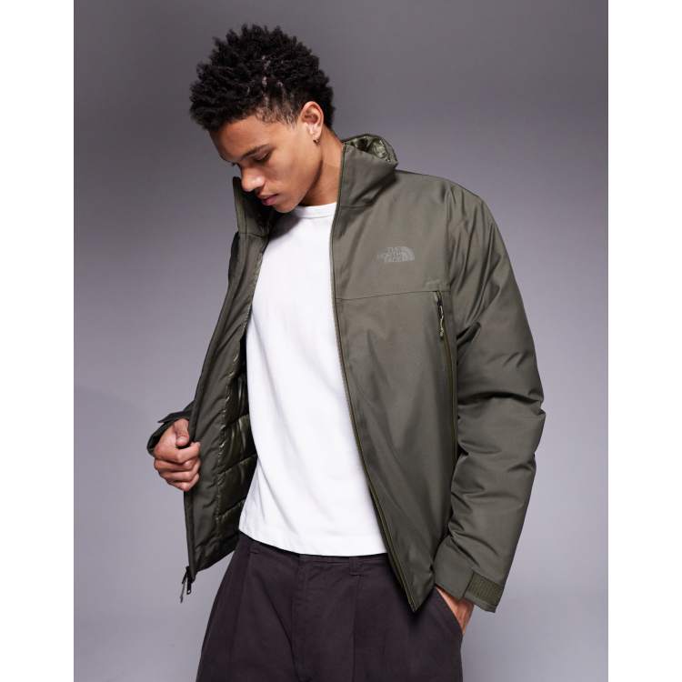 The North Face Mountain range down jacket in new taupe green | ASOS