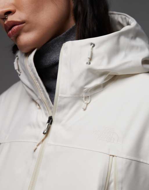 The North Face – Mountain Range – Naturvit parkasjacka i dun med huva, 3 av 4