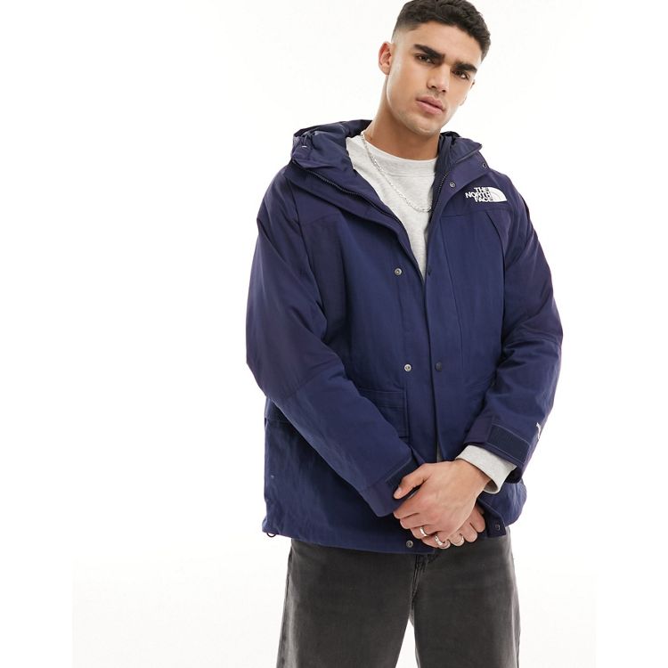 Hollister cord coach jacket in navy blue