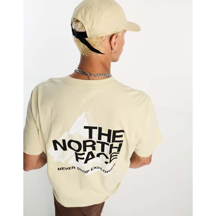 Beige north best sale face t shirt