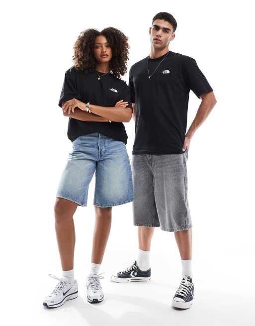 The North Face Mountain Sketch backprint oversized t-shirt in black, 2 of 4