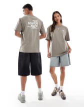 The North Face Stone Block logo backprint oversized t-shirt