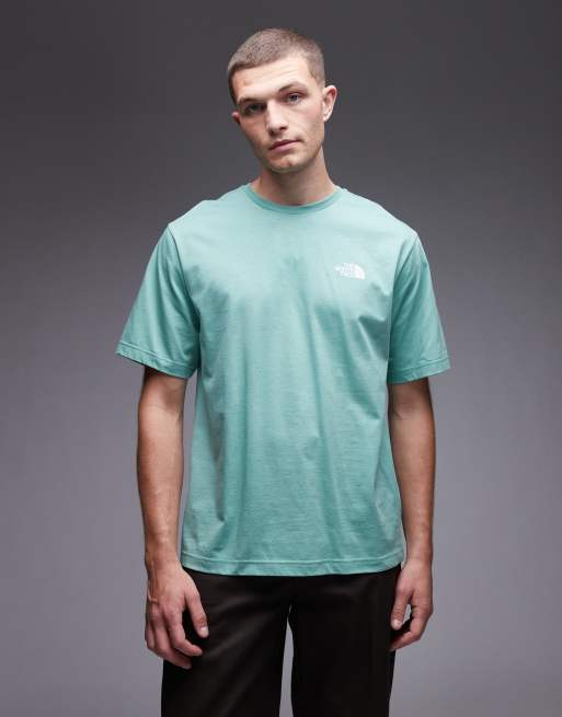 The North Face – Mountain Sketch – Oversize-T-Shirt in Grün mit Rückenprint, 3 von 5