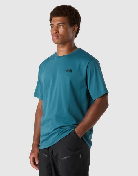 The North Face - Mountain Sketch - Ruimvallend T-shirt in blauw en zwart - view 1