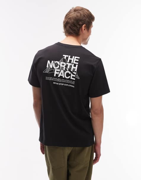 The North Face - Mountain Sketch - T-shirt imprimé au dos - Noir - view 1