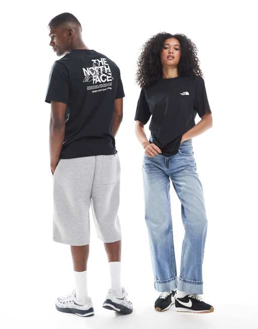 ★英国発*The North Face*新作*Mountain Sketch back Tシャツ/NV Buy The North Face Navy Mens Mountain Sketch Back Graphic