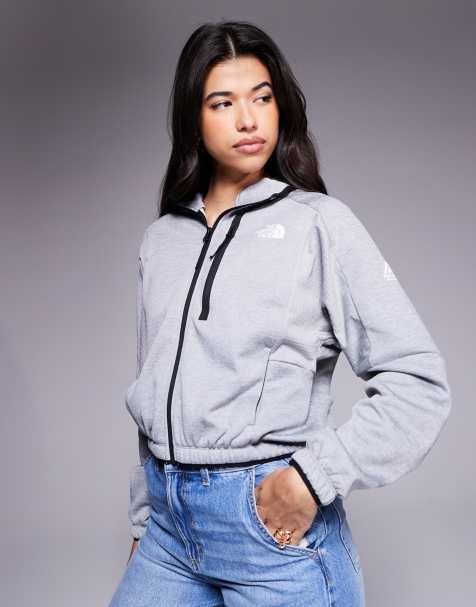 The North Face Mountains Athletics full zip fleece jacket in grey - view 1