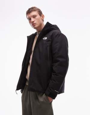 The North Face MTN Range down insulated waterproof hooded jacket in black