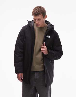 The North Face The North Face MTN Range down insulated waterproof hooded parka jacket in black
