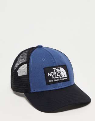 The North Face Mudder trucker cap in navy-Blue