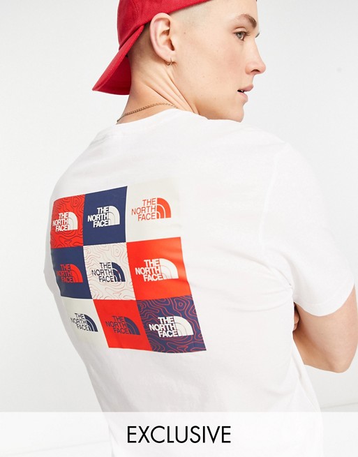 The North Face Multi Box t-shirt in white