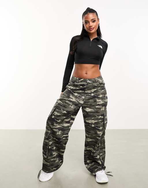 The North Face - Mururata Top a maniche lunghe da allenamento con zip corta nero - In esclusiva per ASOS, 3 di 4