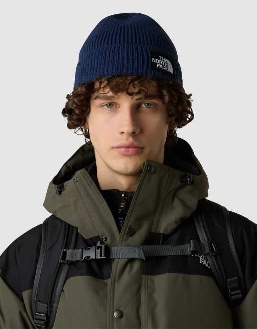 The North Face – Mütze in Summit-Marineblau mit Umschlag und TNF-Logobox, 2 von 4