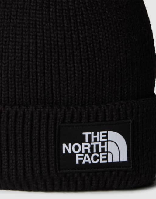 The North Face – Mütze in TNF-Schwarz mit Umschlag und „The North Face“-Logobox, 2 von 3