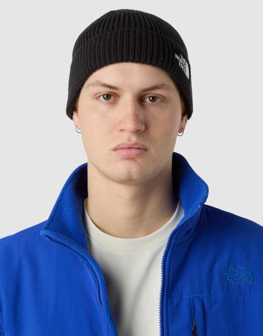 The North Face – Mütze in TNF-Schwarz mit Umschlag und „The North Face“-Logobox, 3 von 3