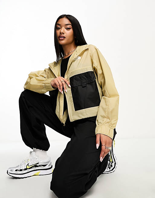 The North Face Nekkar boxy hooded jacket in stone Exclusive at ASOS | ASOS