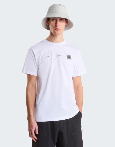 The North Face Never stop exploring regular graphic t-shirt in tnf white/tnf black - view 1