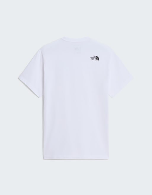 The North Face Never stop exploring regular graphic t-shirt in tnf white/tnf black, 4 of 4