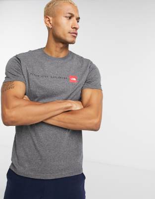 north face never stop exploring t shirt