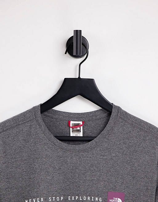 T-Shirts & Vests The North Face Never Stop Exploring t-shirt in grey 