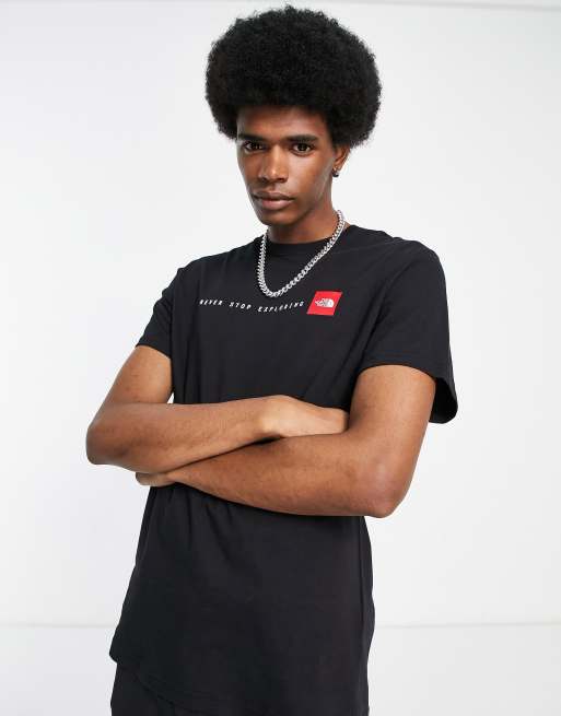 T shirt noir clearance the north face