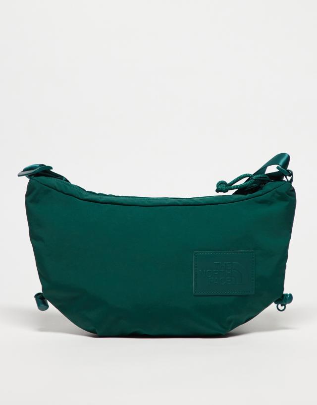 The North Face - never stop logo crossbody bag in green