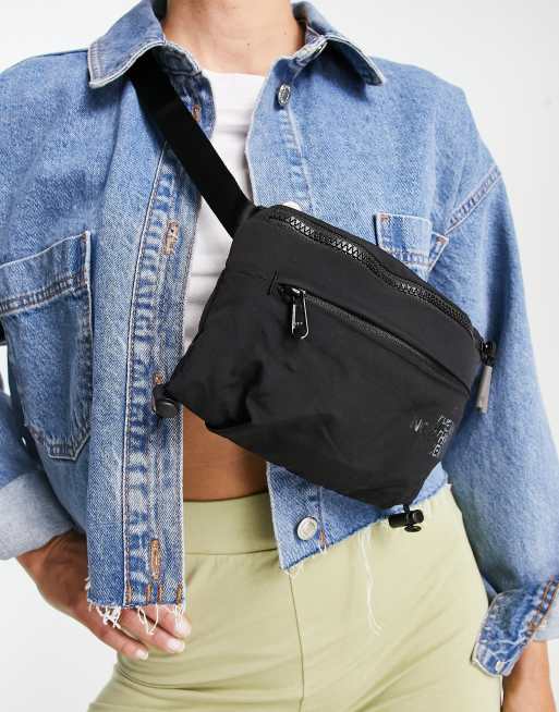 The North Face Never Stop Lumbar Cross Bumbag In Black 