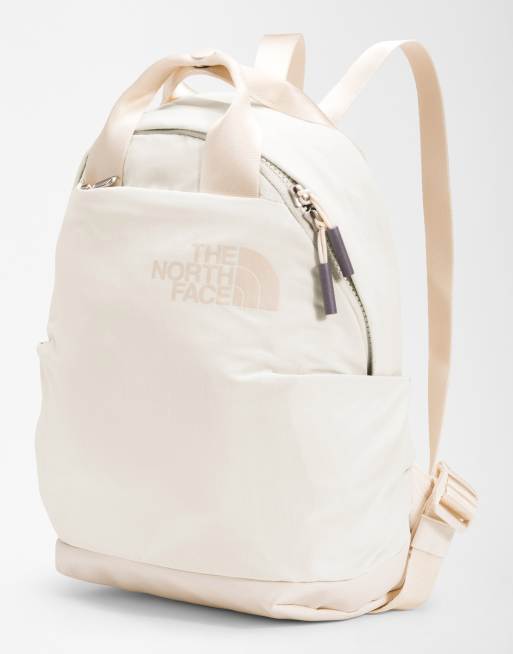 North face outlet white backpack