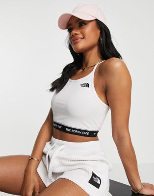 The North Face New strappy tank top in white Exclusive at ASOS