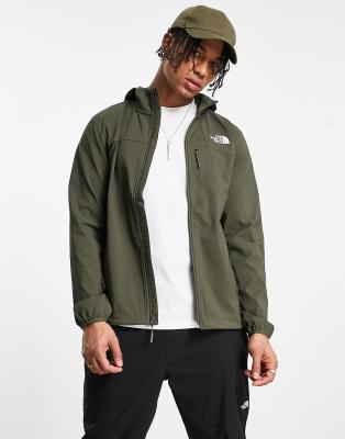 The North Face Nimble hooded fleece in khaki