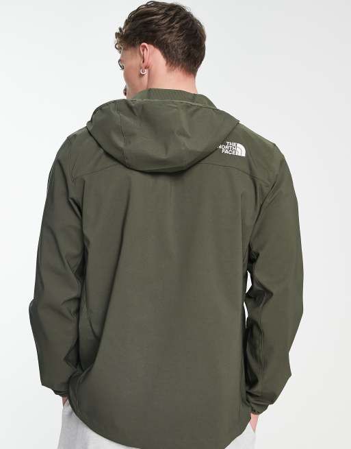 The North Face Nimble hooded fleece jacket in khaki