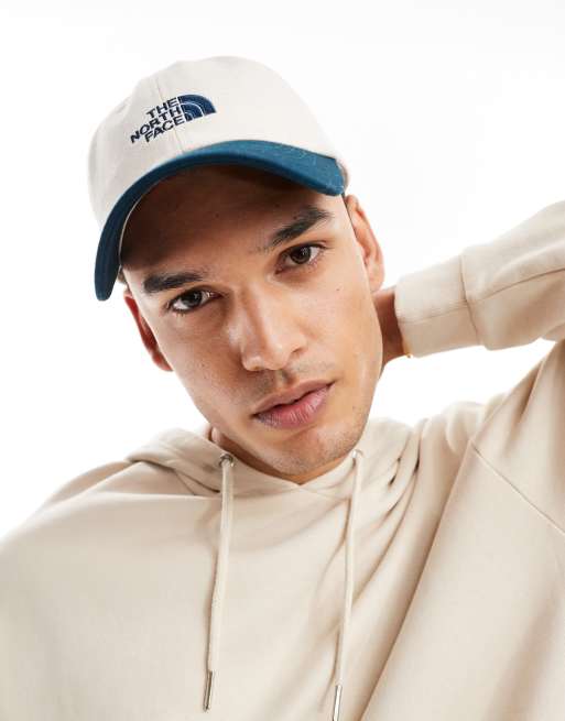 The North Face – Norm – Baseballowa czapka z daszkiem w kolorze złamanej bieli i niebieskim z logo