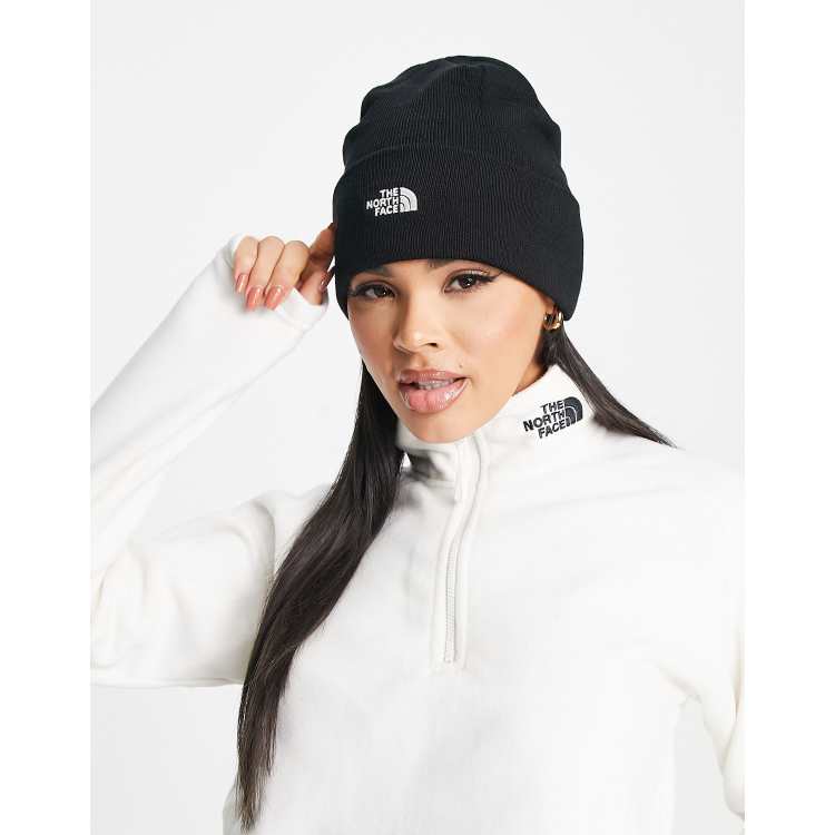 The north shop face black beanie