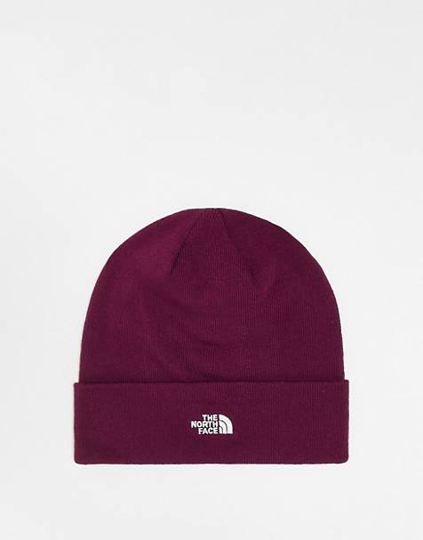 The North Face Norm beanie in burgundy