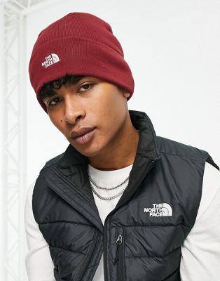 The North Face Norm beanie in burgundy - ASOS Price Checker