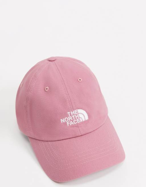 Pink north on sale face cap