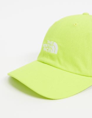 the north face yellow cap