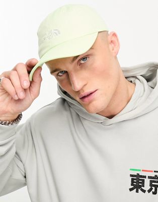The North Face Norm cotton cap in lime cream-Green