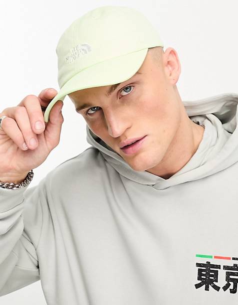 The North Face Norm cotton cap in lime cream