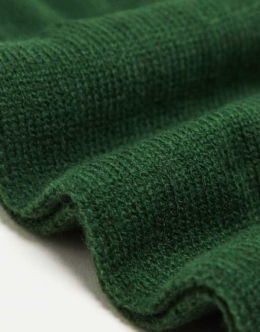 The North Face Norm knitted scarf in pine green | ASOS