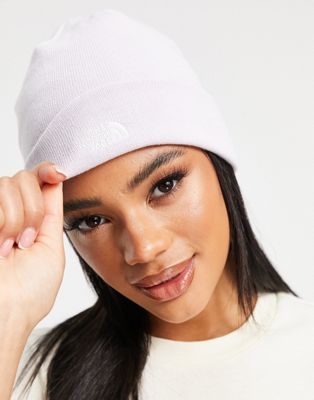 The North Face Norm Shallow beanie in lilac