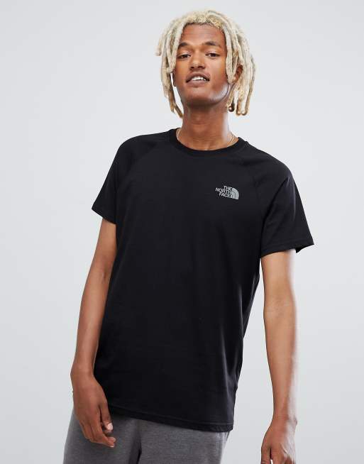 Black north clearance face t shirt