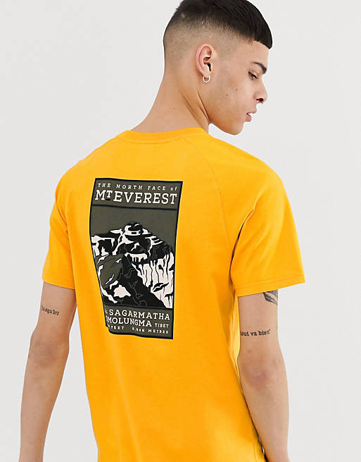 The North Face North Faces t-shirt in yellow Exclusive at ASOS | ASOS