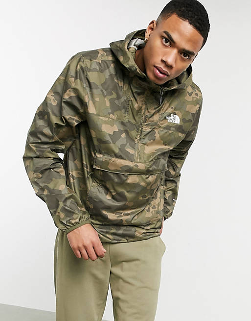 The North Face Novelty Fanorak jacket in green