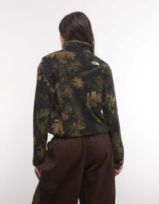 The North Face - Novelty Glacier - Sweat à col zippé et imprimé - Vert, 4 de 4