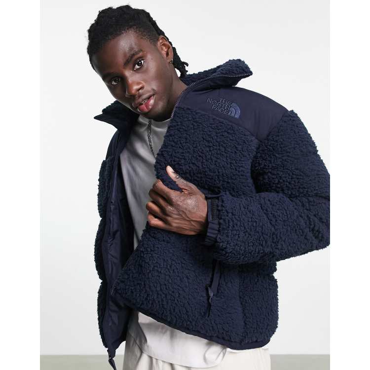 The North Face Novelty Nuptse jacket in navy | ASOS