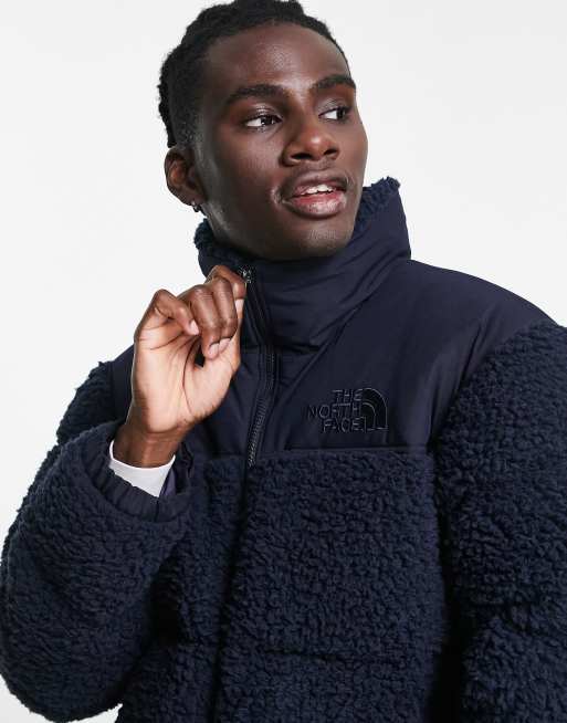 The North Face Novelty Nuptse jacket in navy | ASOS